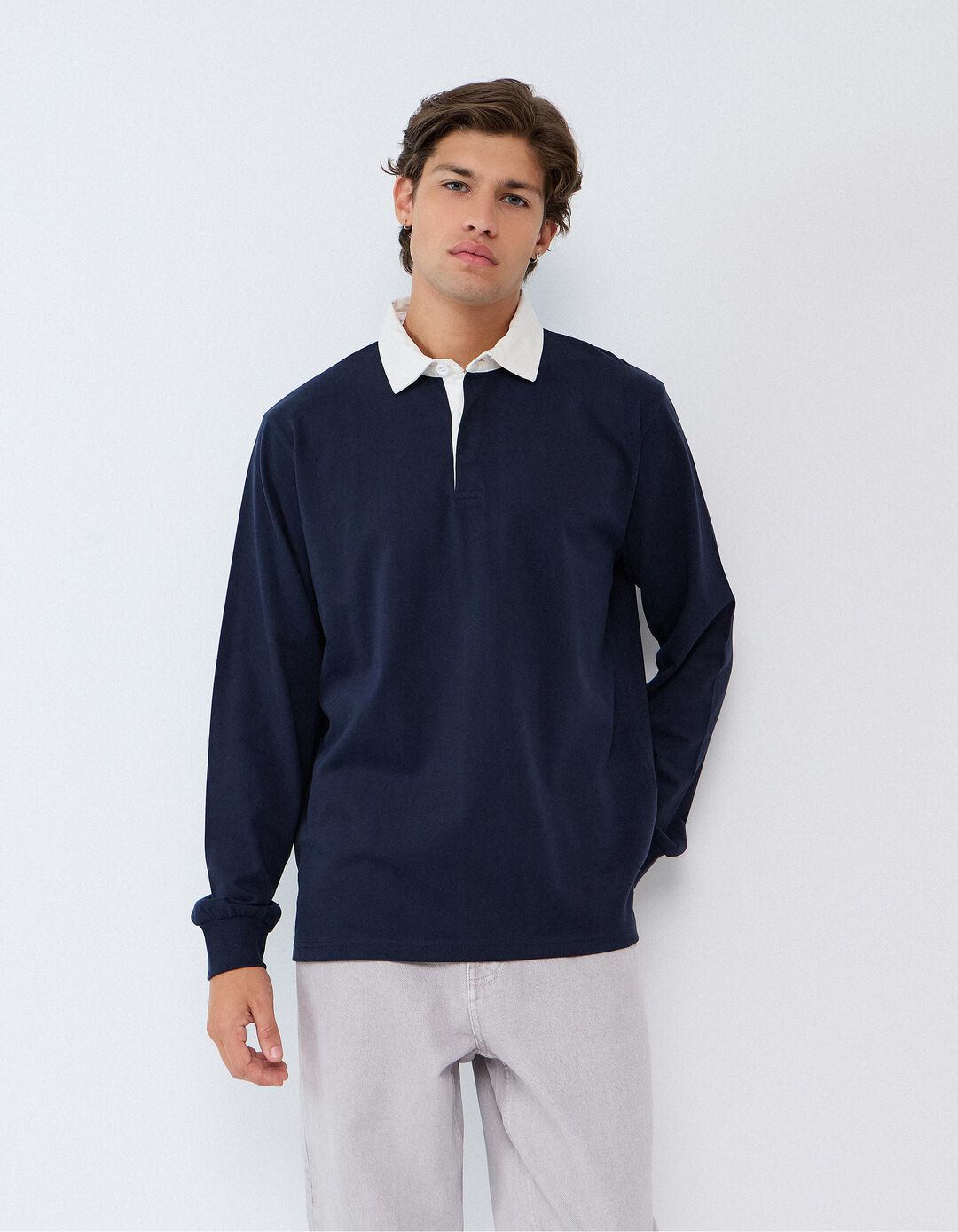 Polo Rugby, Homem, Azul Escuro