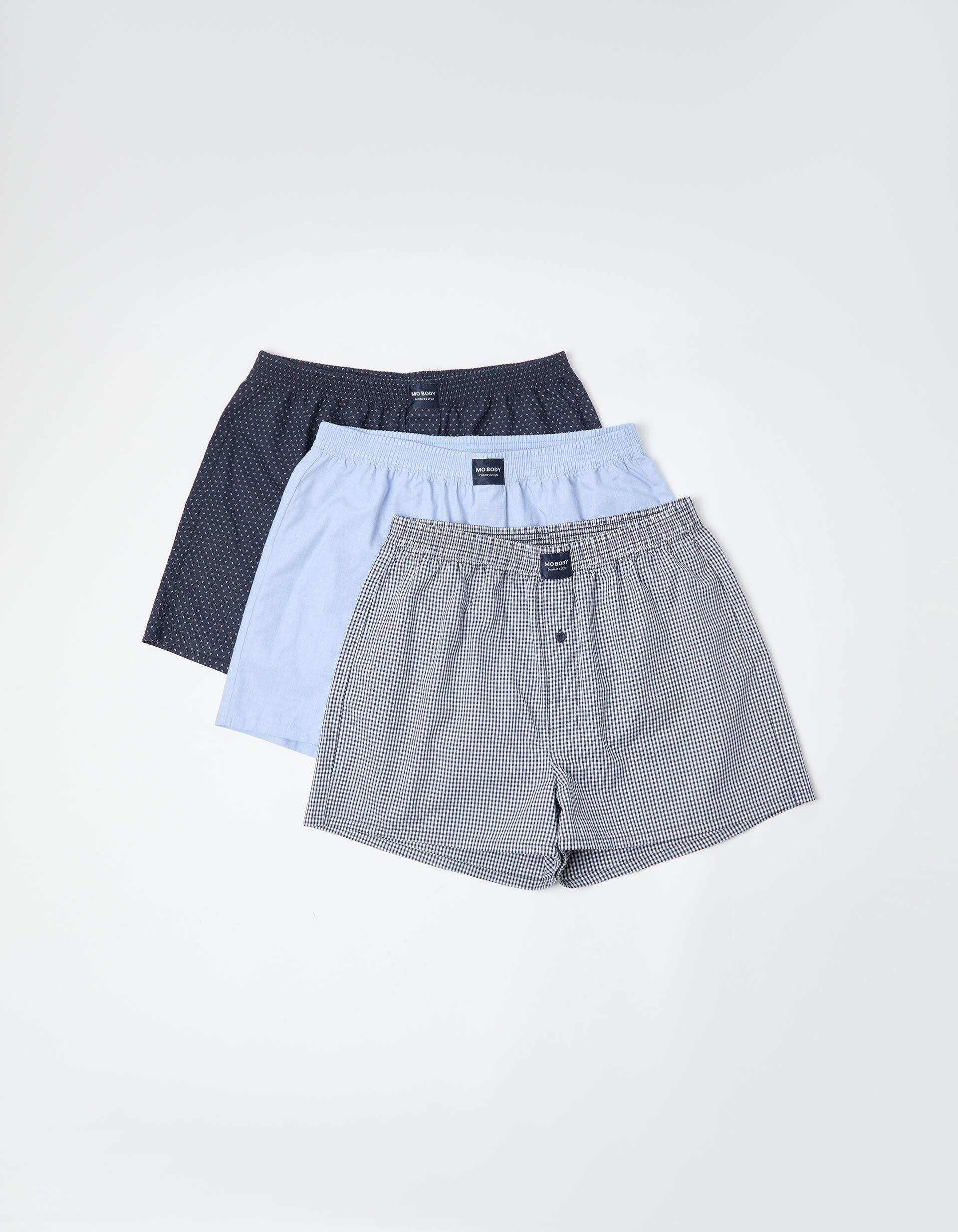 Comprar Online Pack 3 Boxers, Homem, Azul