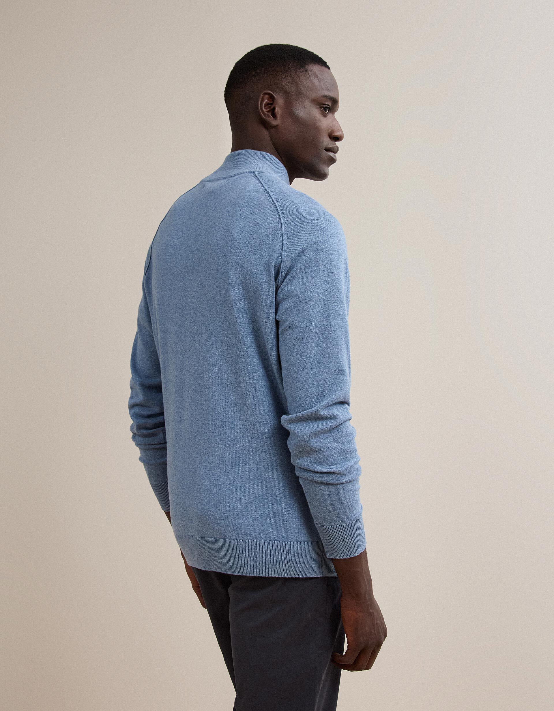 Comprar Online Camisola De Malha, Homem, Azul 