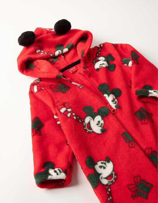 Pijama-Macacão para Bebé Menino 'Mickey', Vermelho