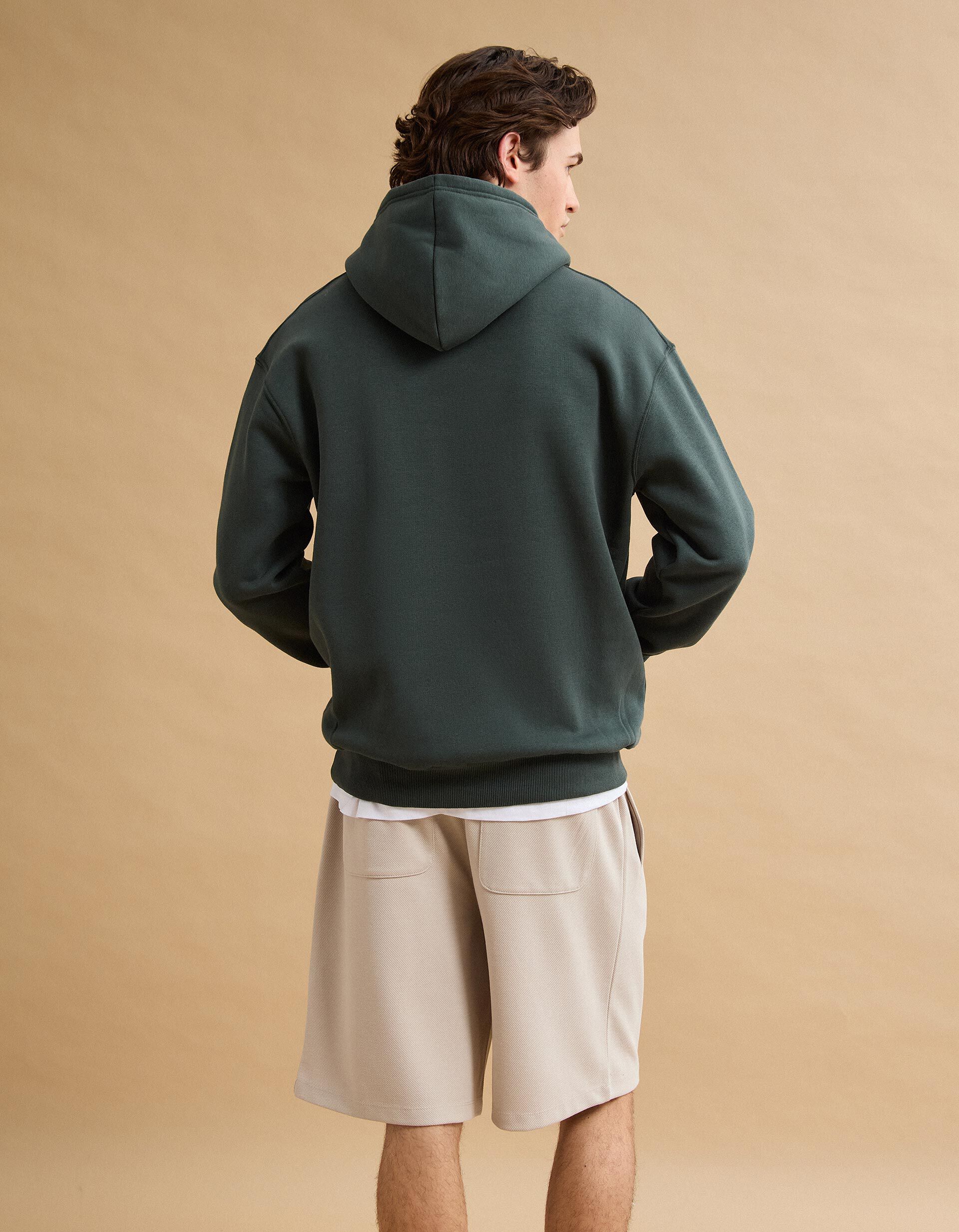 Comprar Online Sweatshirt Capuz, Homem, Verde Escuro