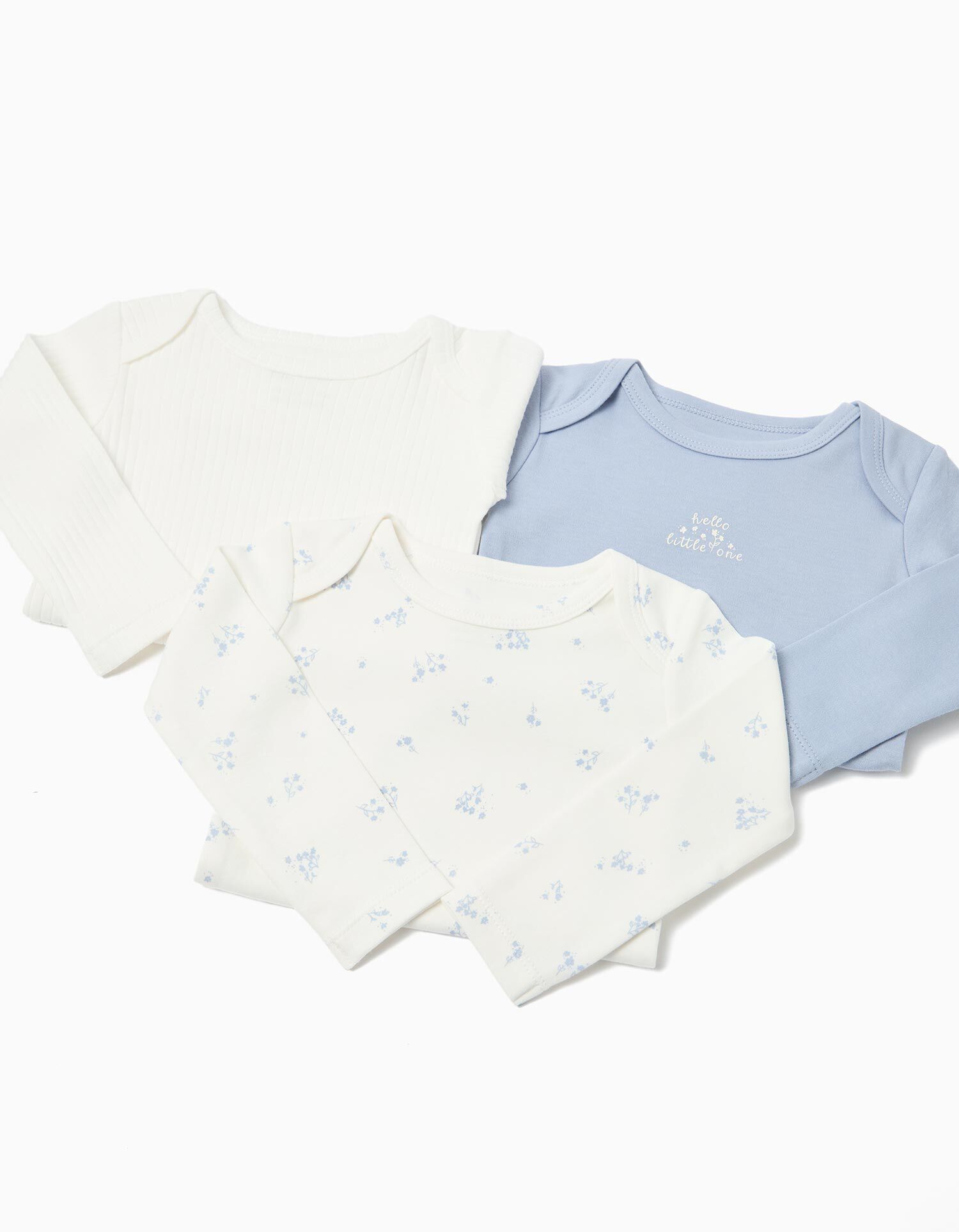 Comprar Online Pack 3 Bodies de Manga Comprida, Menina, Multicor