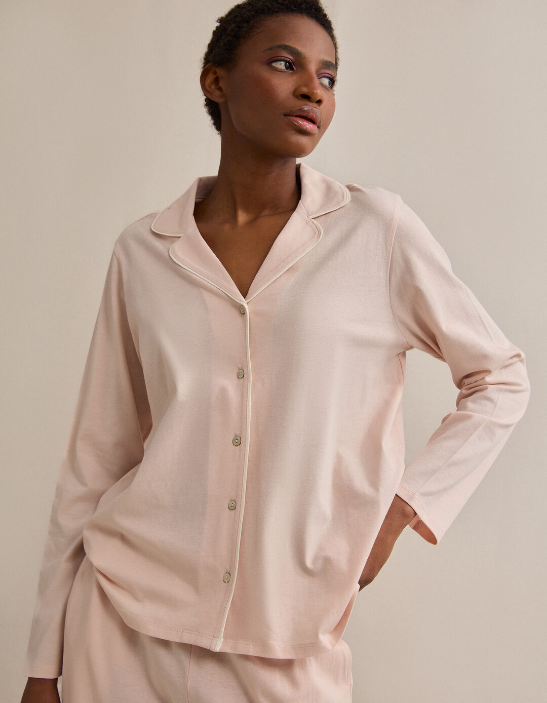 Pijama, Mulher, Rosa Claro