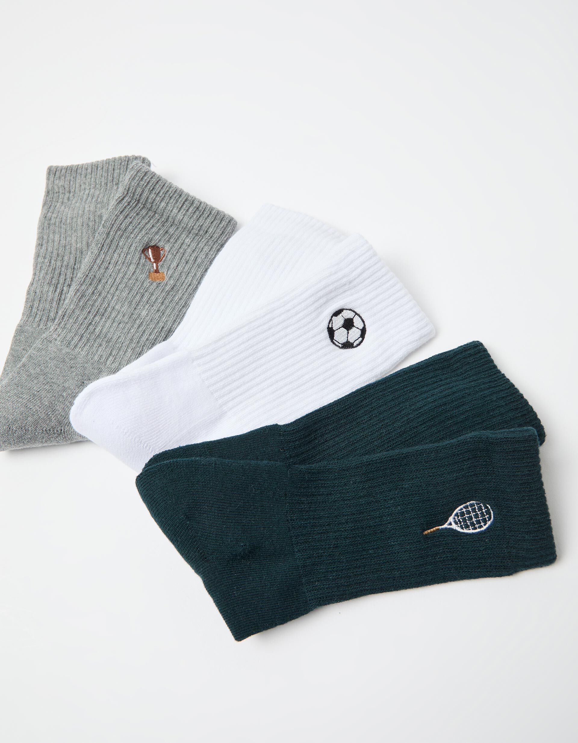 Comprar Online Pack 3 Pares de Meias, Homem, Multicor