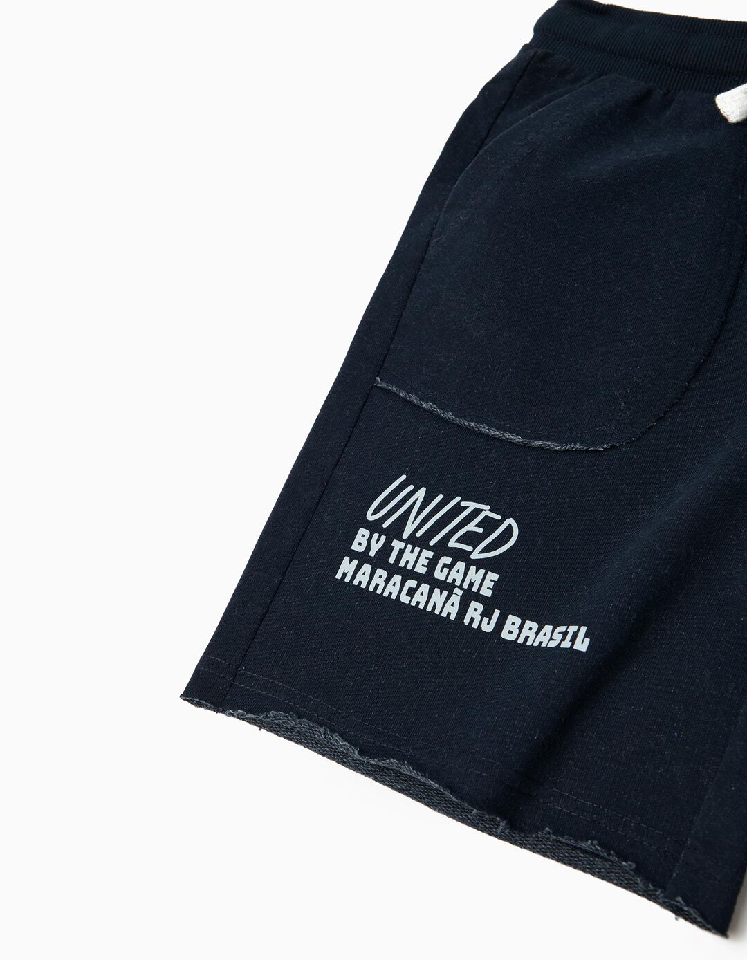 Cal&ccedil;&otilde;es de Felpa, Menino, Azul Escuro