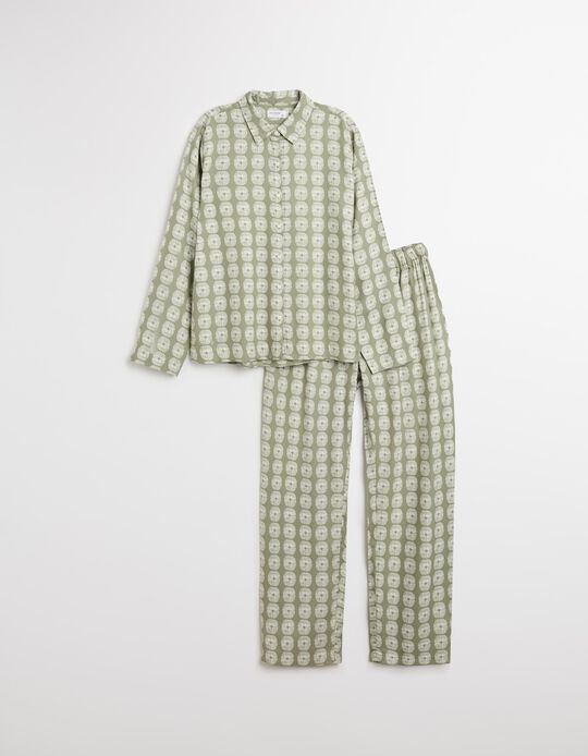Comprar Online Pijama Viscose, Mulher, Cinzento Claro 
