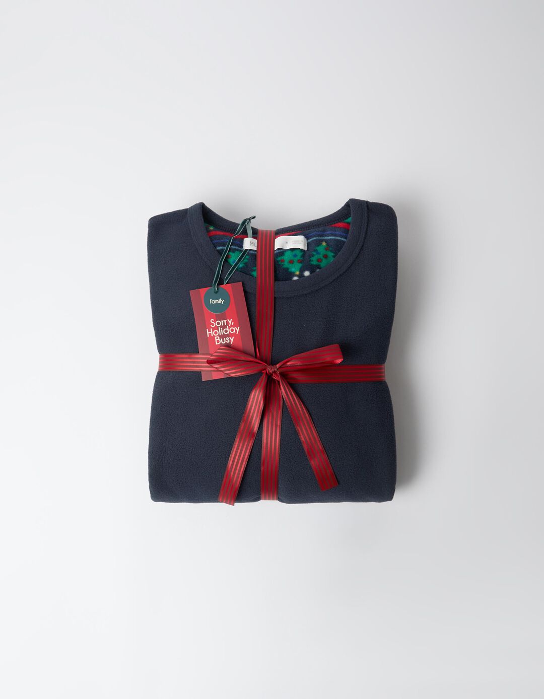 Pijama Polar De Natal, Homem, Azul Escuro