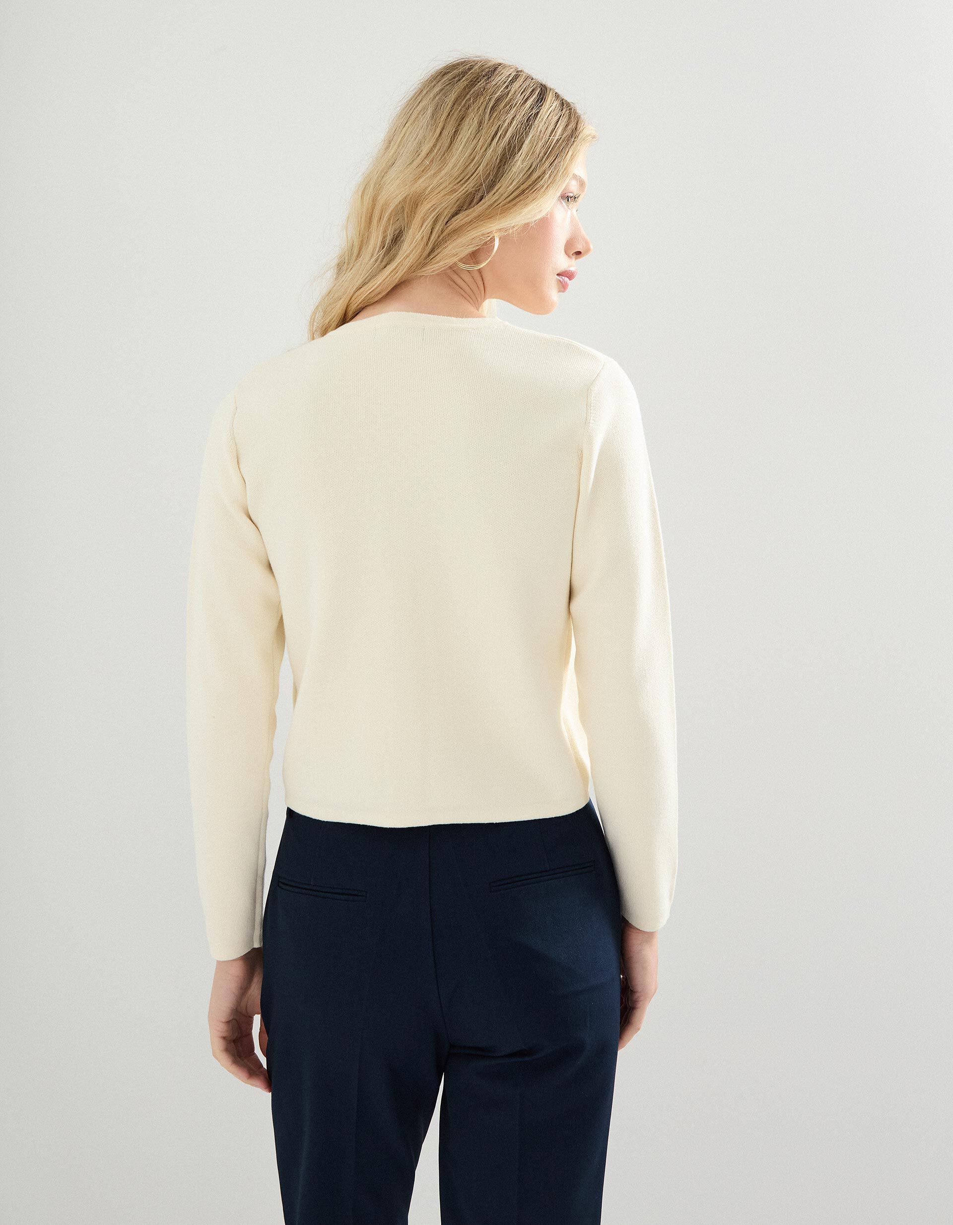 Comprar Online Casaco de Malha, Mulher, Branco 