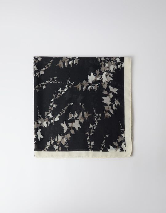 Comprar Online Len&ccedil;o Estampado Floral, Mulher, Preto