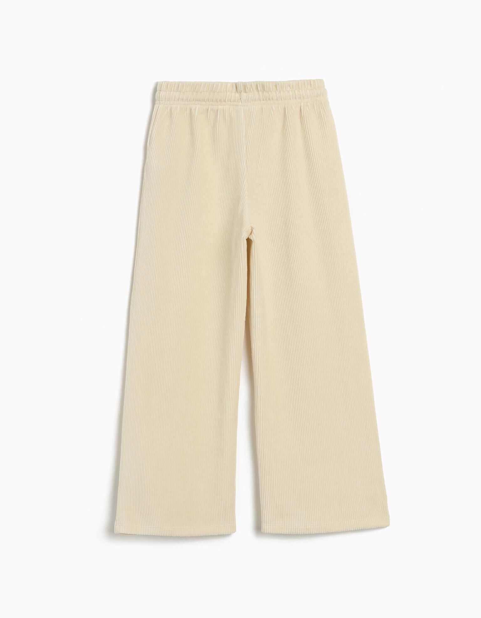 Comprar Online Cal&ccedil;as de Malha, Menina, Bege Claro