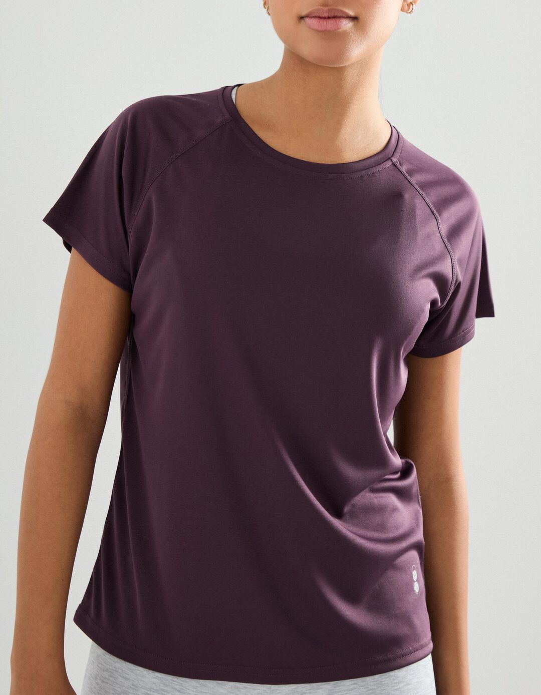 T-shirt de Desporto, Mulher, Roxo Escuro 