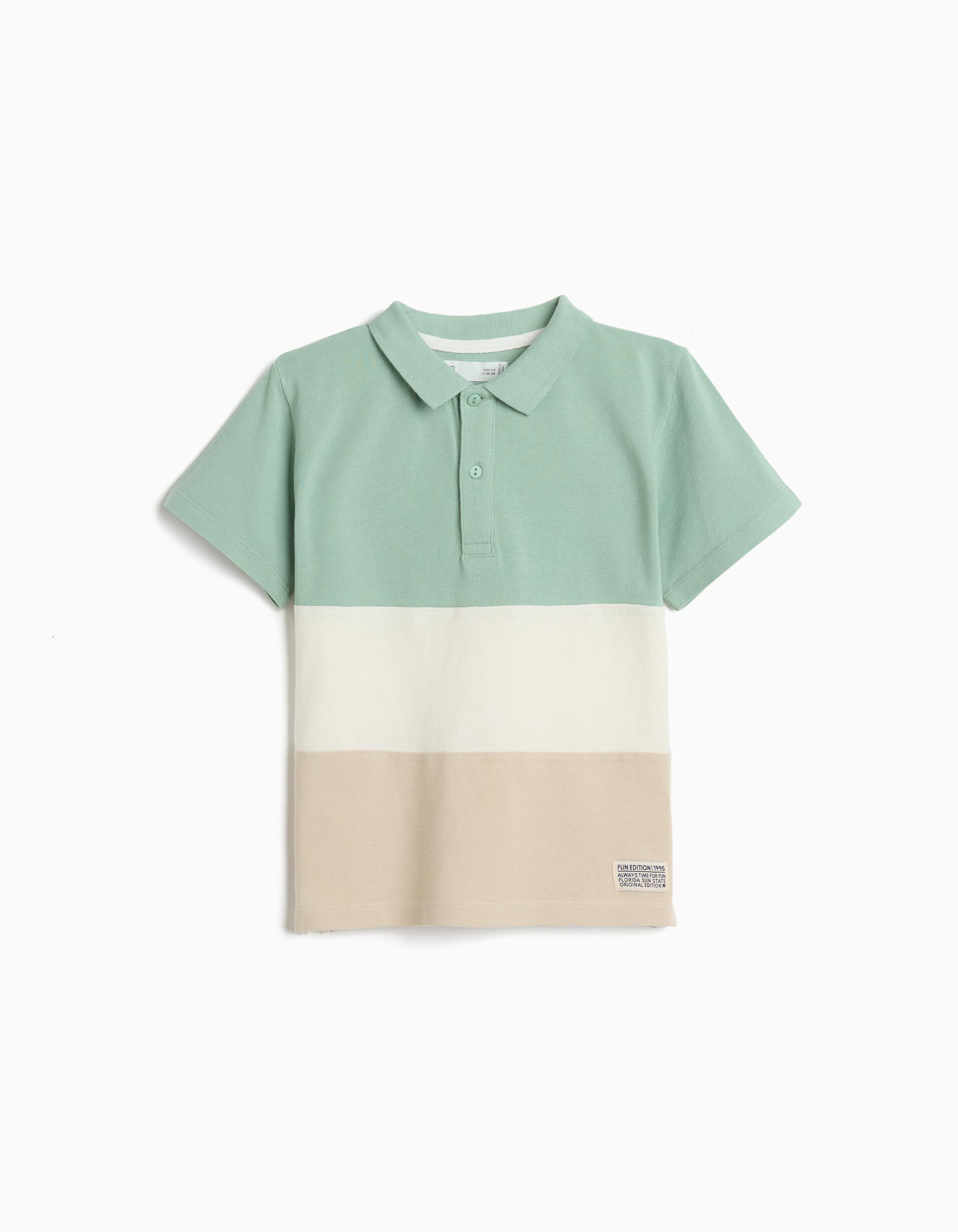 Comprar Online Polo Piquet, Menino, Verde Claro
