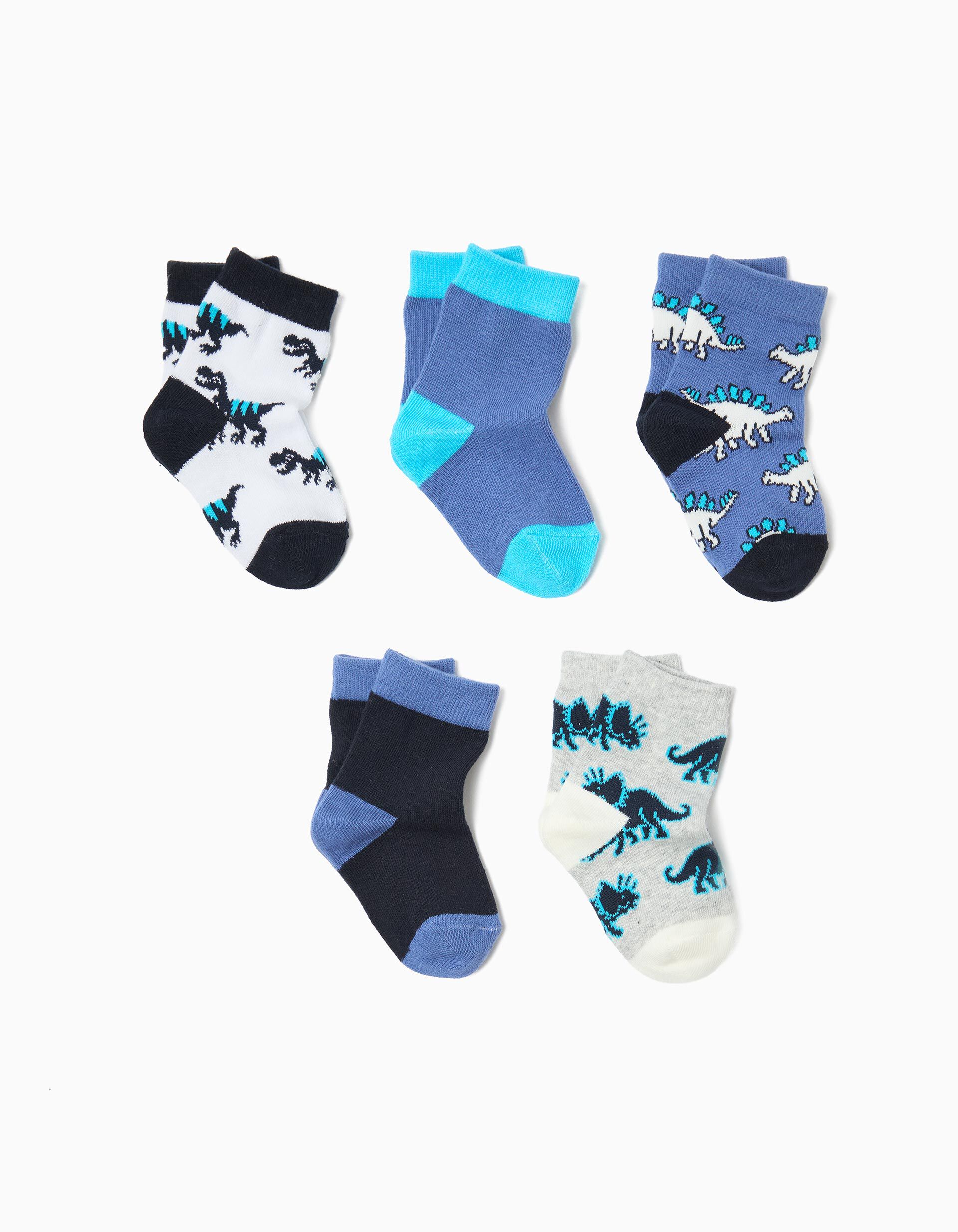 Comprar Online Pack 5 Pares de Meias, Menino, Multicor