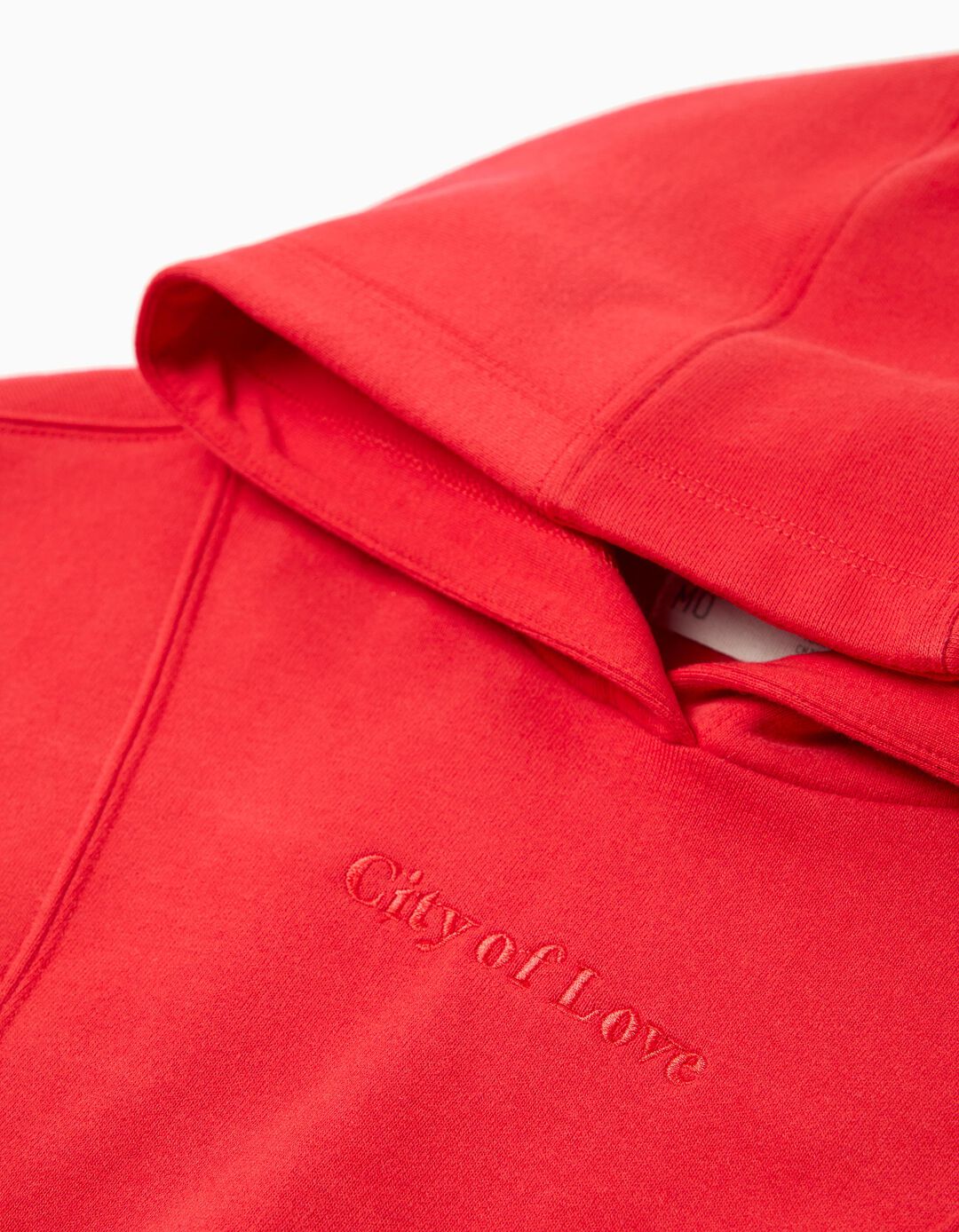 Sweatshirt com Capuz, Menina, Vermelho