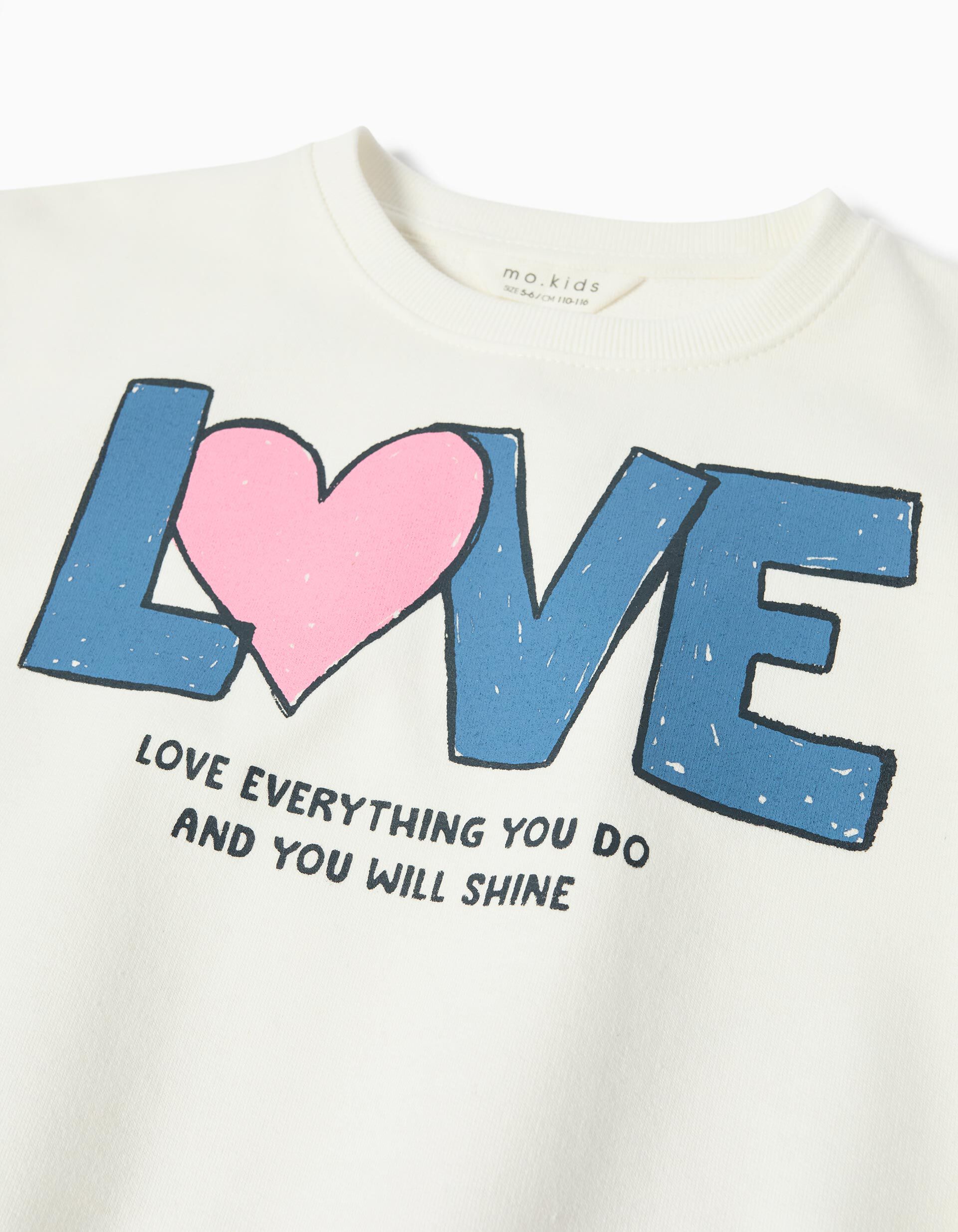 Comprar Online Sweatshirt de Felpa, Menina, Cru