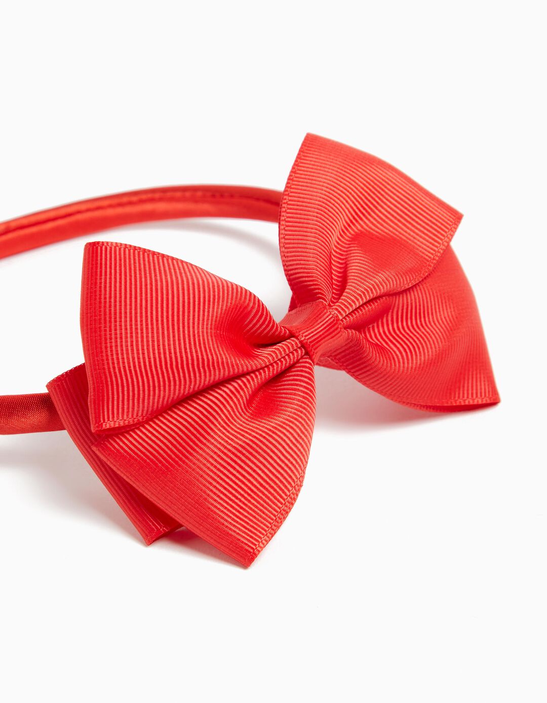 Bow Headband, Girl, Red