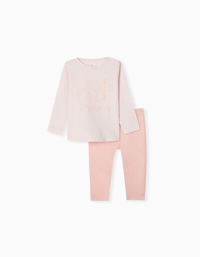 Pyjamas, Baby Girls, Light Pink