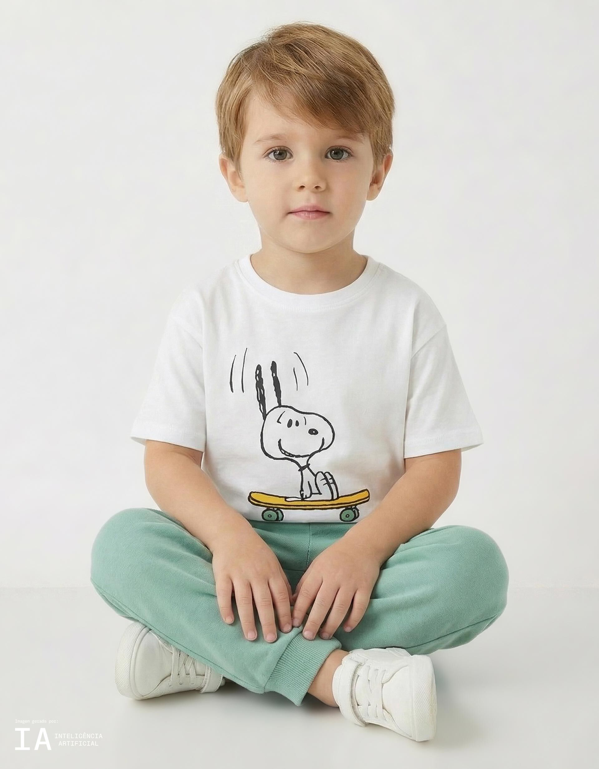 Comprar Online T-shirt 'Snoopy', Menino, Branco