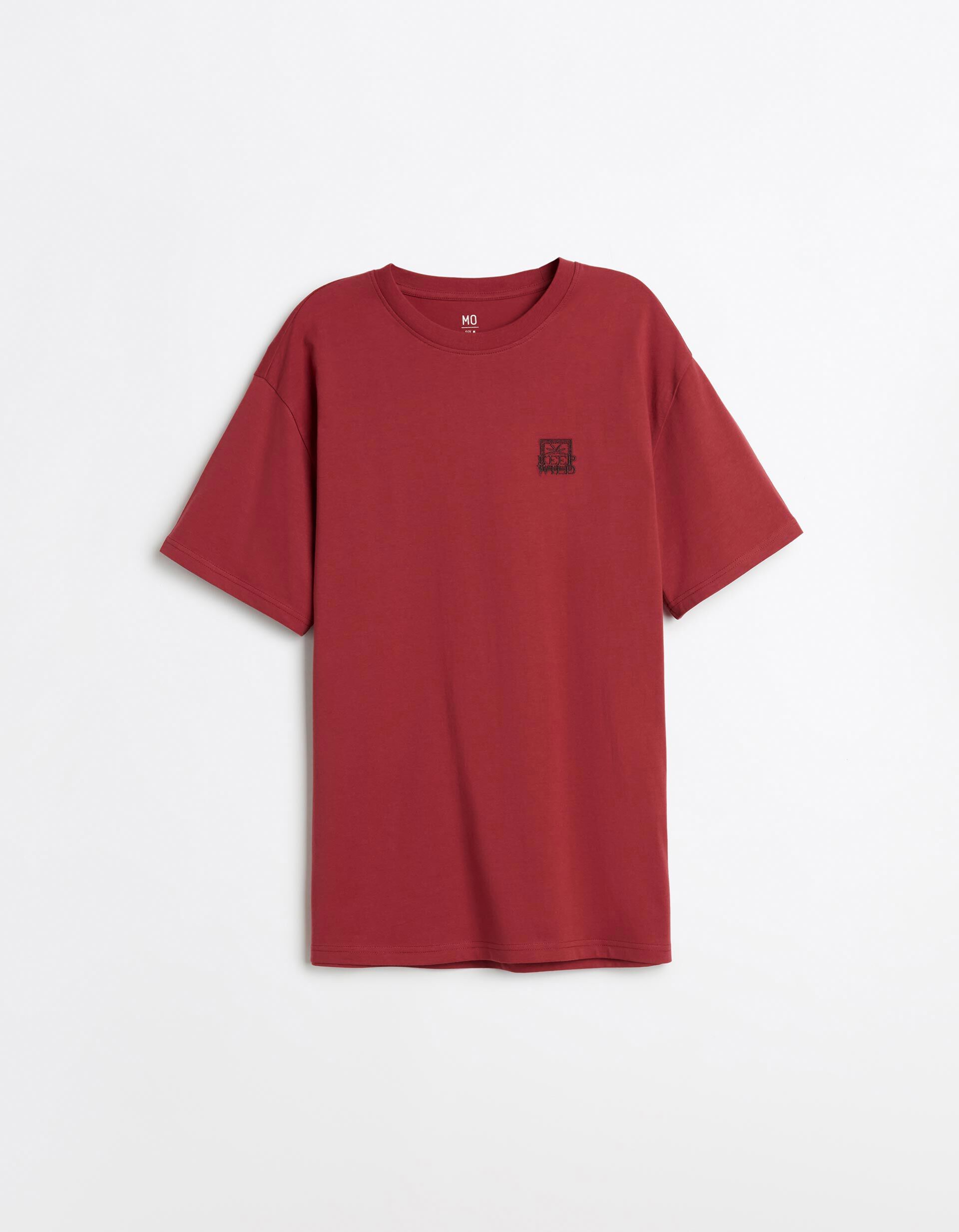 Comprar Online T-shirt Jersey, Homem, Vermelho Escuro