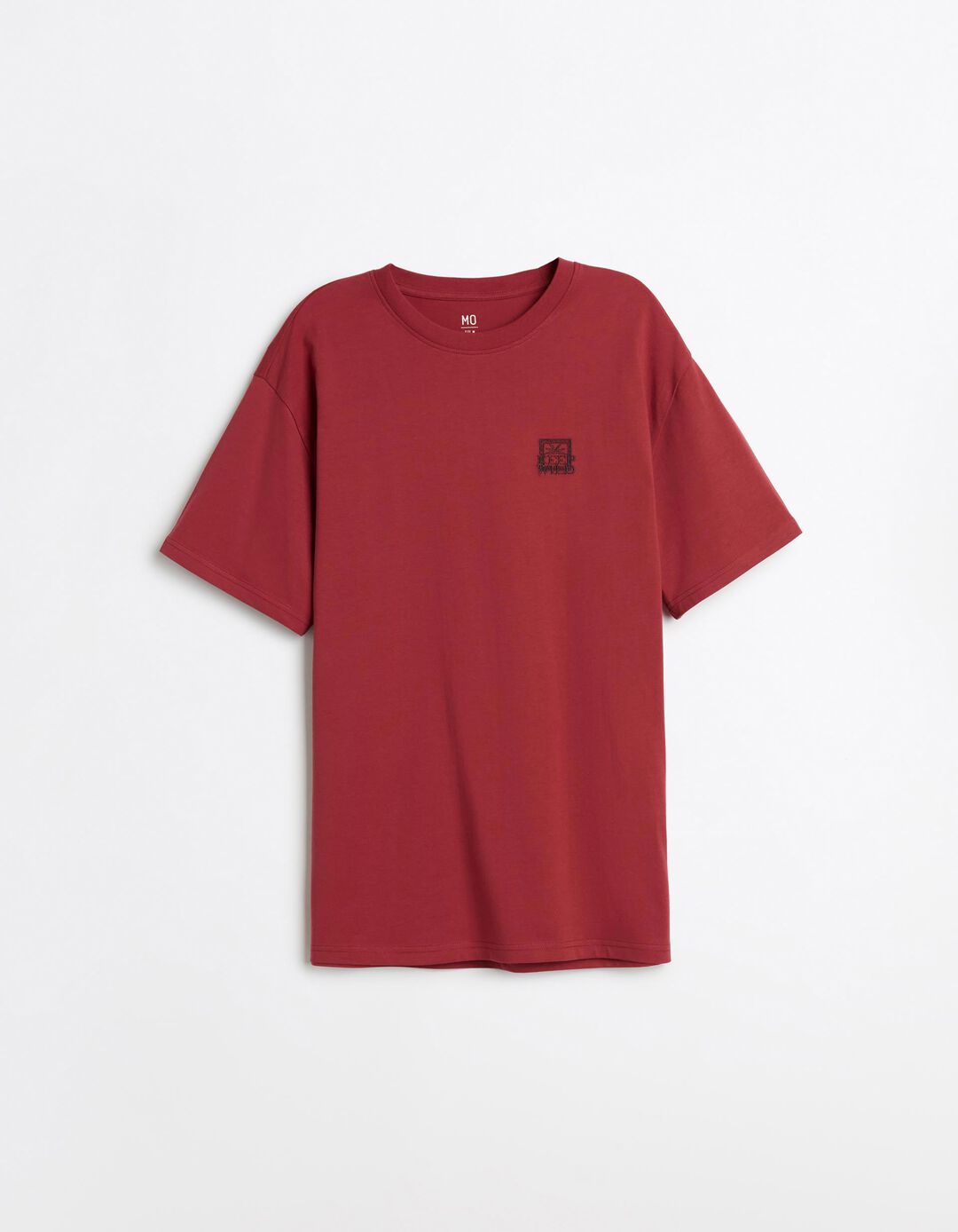 T-shirt Jersey, Homem, Vermelho Escuro
