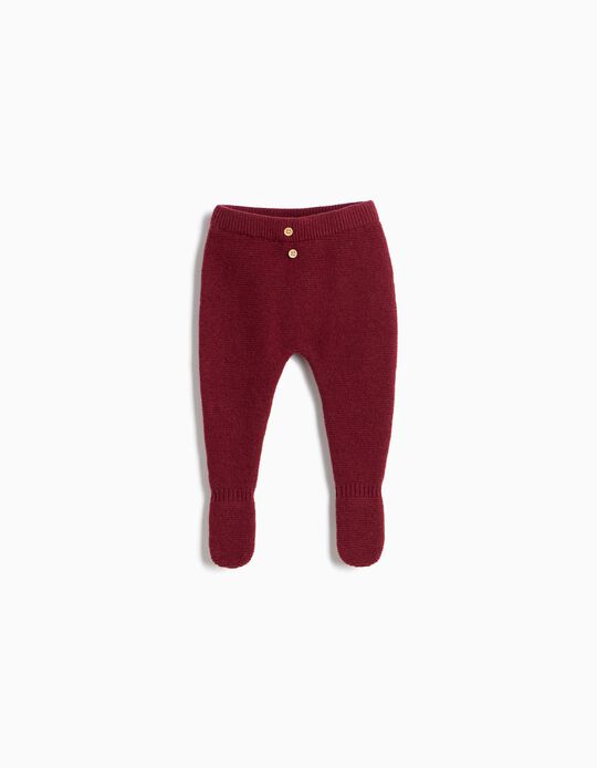 Comprar Online Cal&ccedil;as Com P&eacute;s, Rec&eacute;m-Nascido, Vermelho Escuro