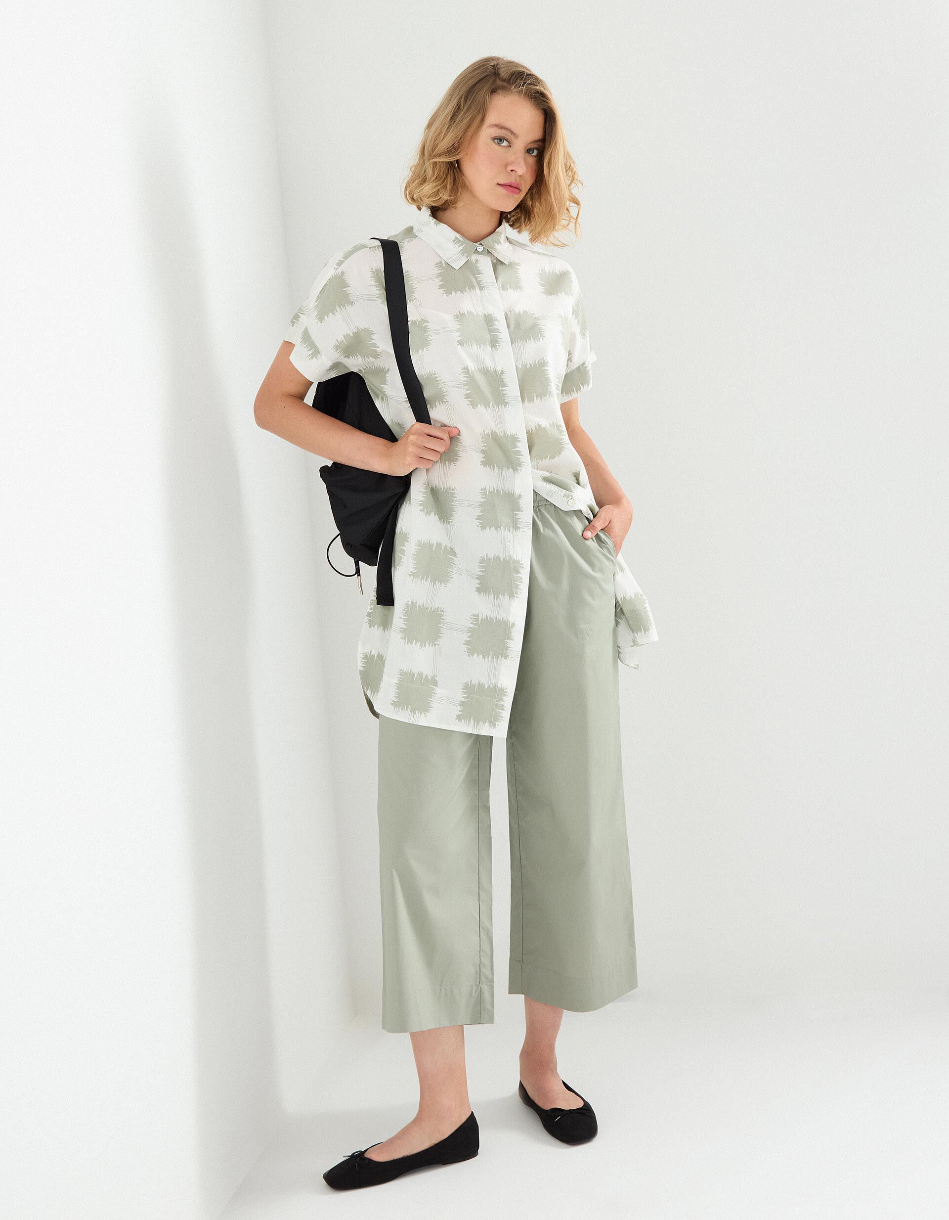 Comprar Online Cal&ccedil;as Cropped, Mulher, Verde