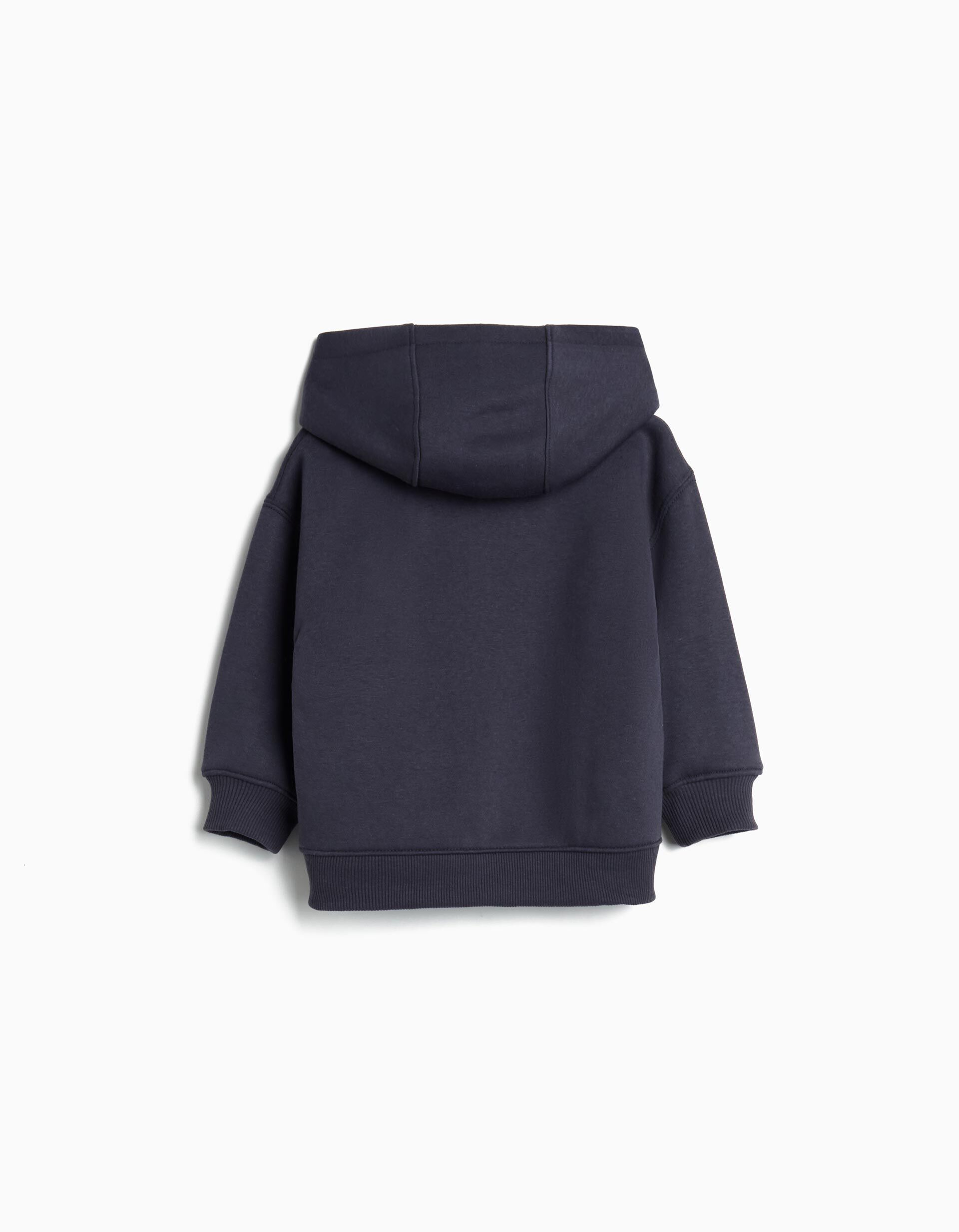 Comprar Online Sweatshirt com Capuz, Menino, Azul Escuro