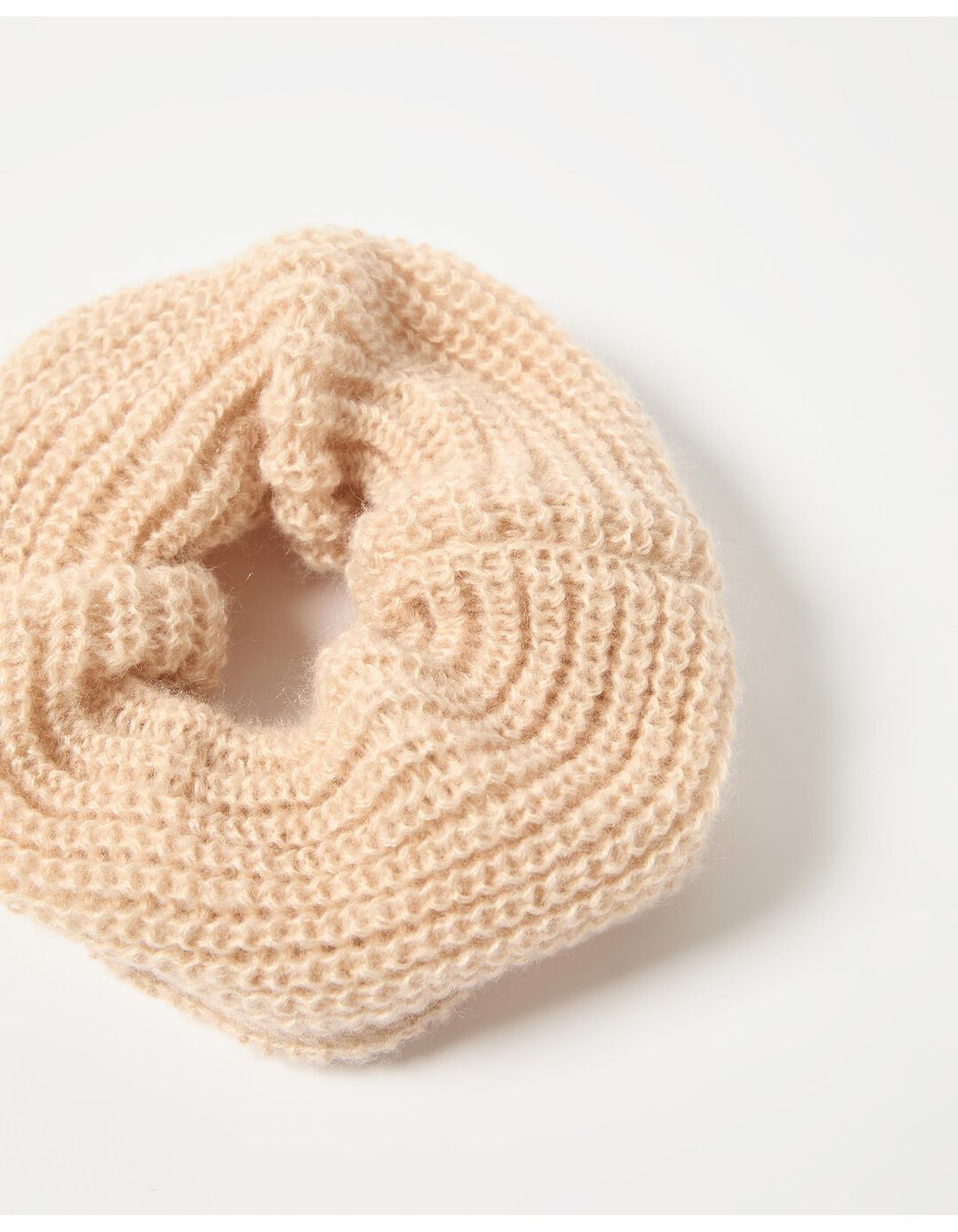 Elástico de Cabelo Scrunchie, Mulher, Bege Claro