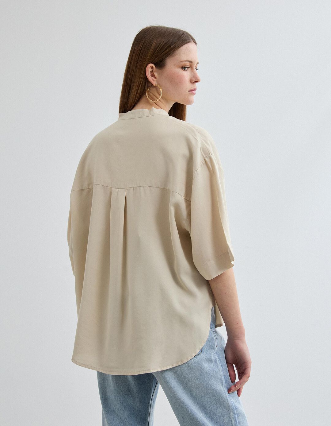 Blusa Liocel, Mulher, Bege Claro