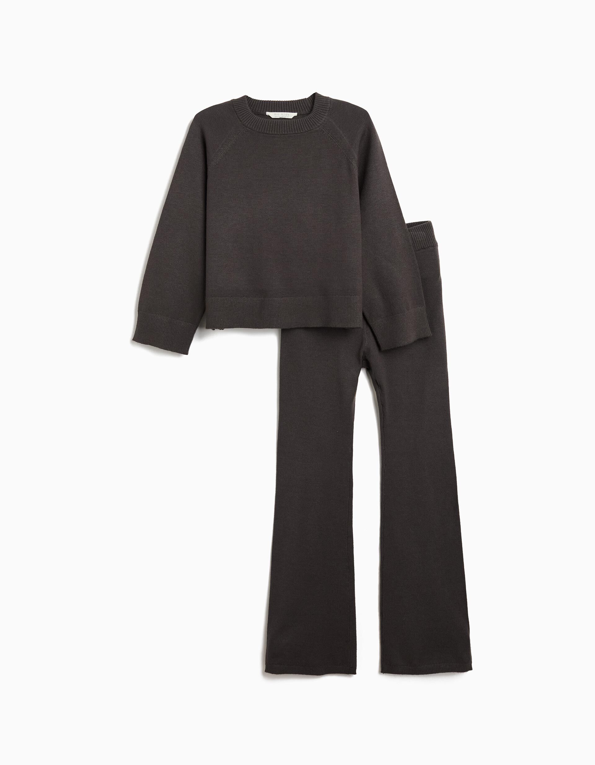 Comprar Online Conjunto de Malha, Menina, Cinzento Escuro