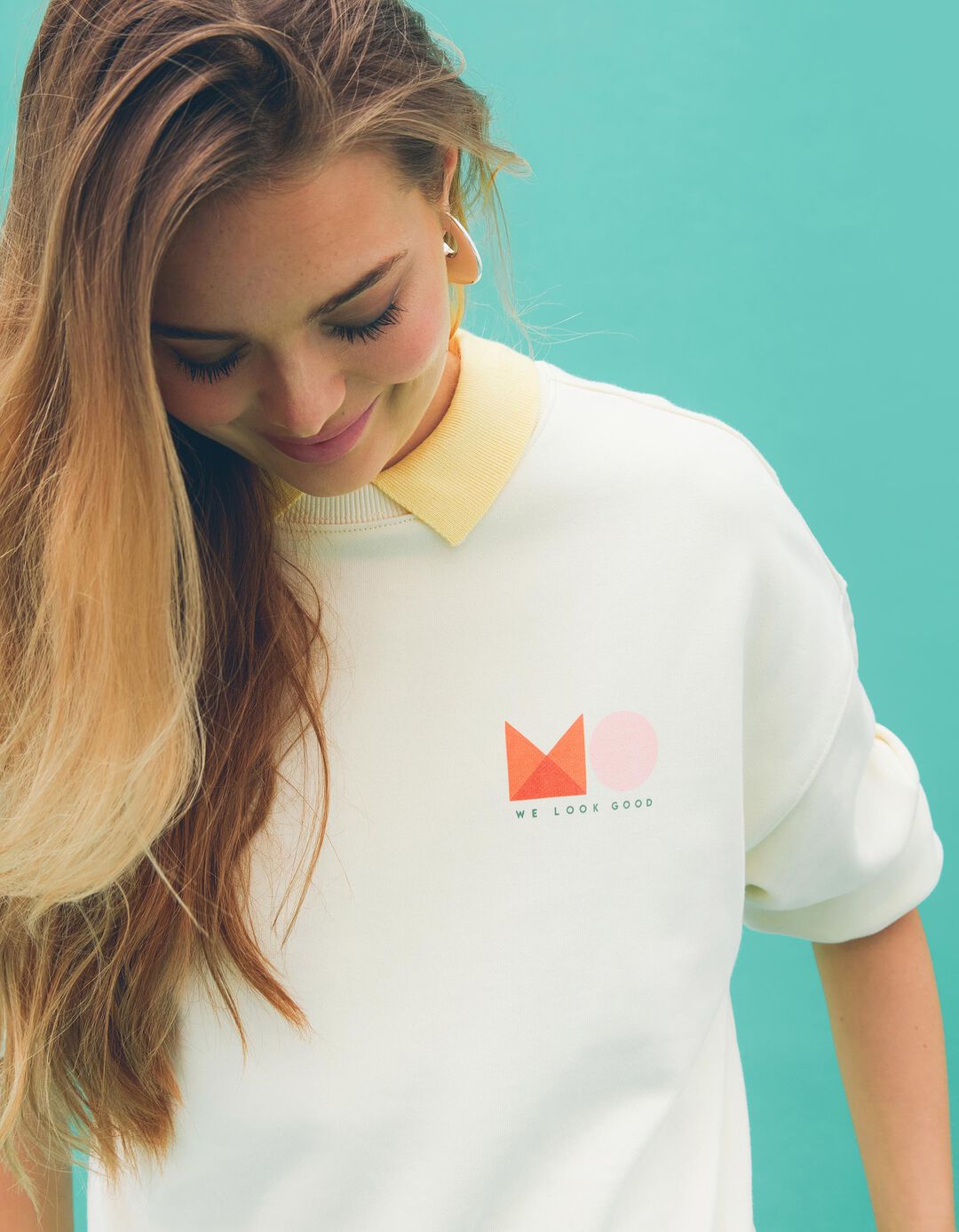 Sweatshirt, Mulher, Cru