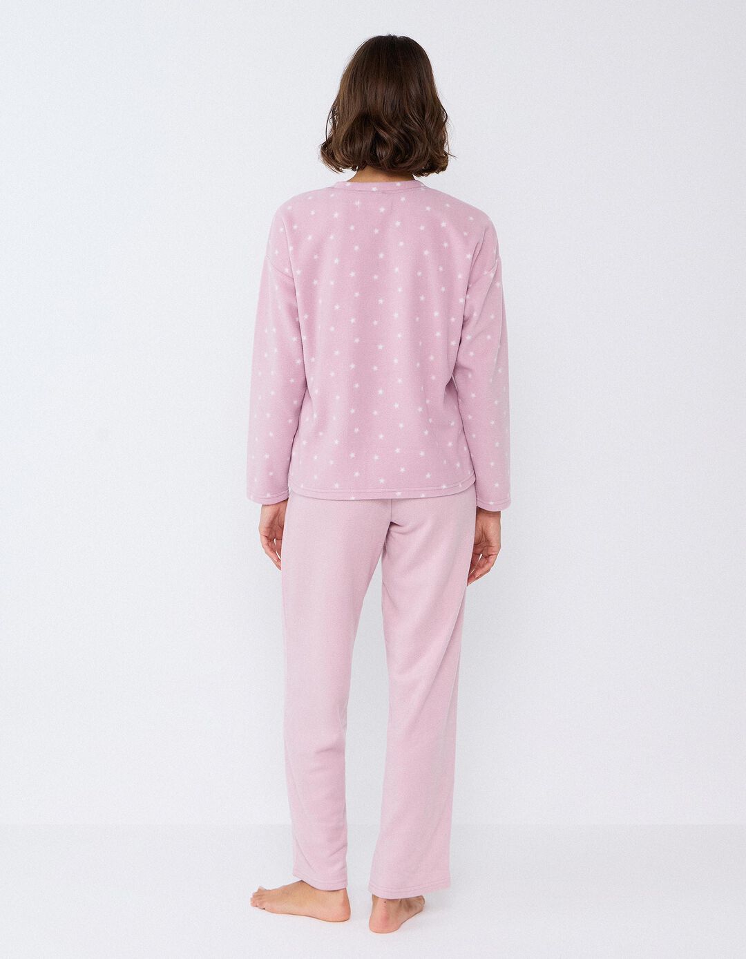 Pijama Polar, Mulher, Rosa
