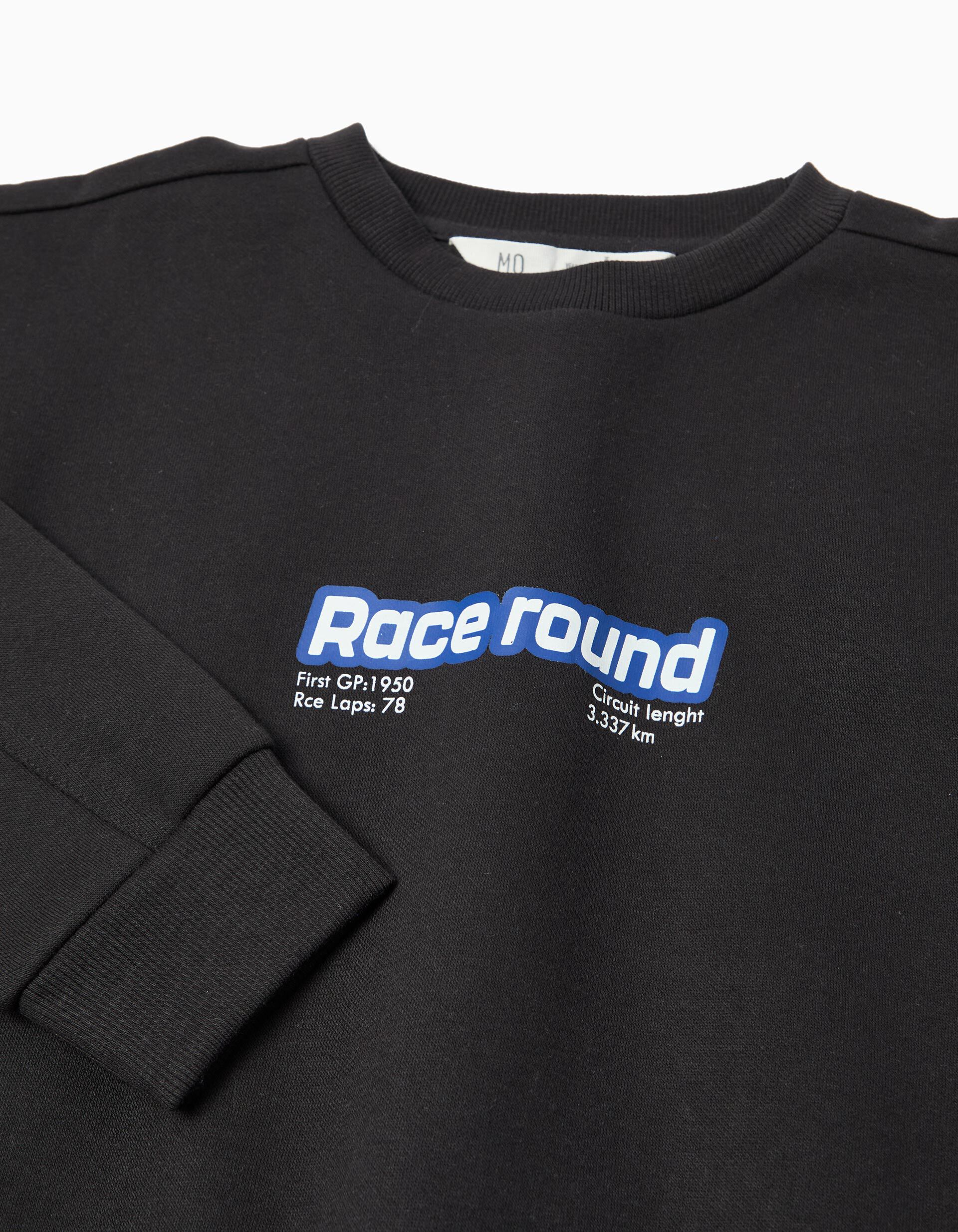 Comprar Online Sweatshirt de Felpa, Menino, Preto