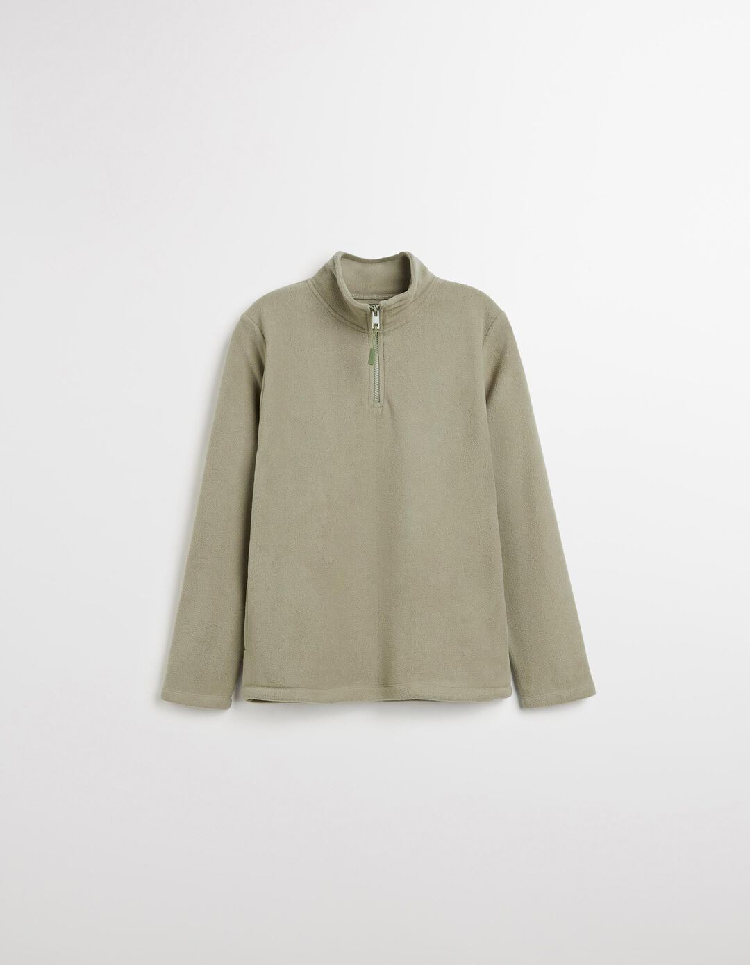 Camisola Polar com Fecho, Mulher, Verde