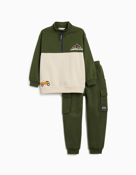 Comprar Online Conjunto de Jogging, Menino, Verde Escuro