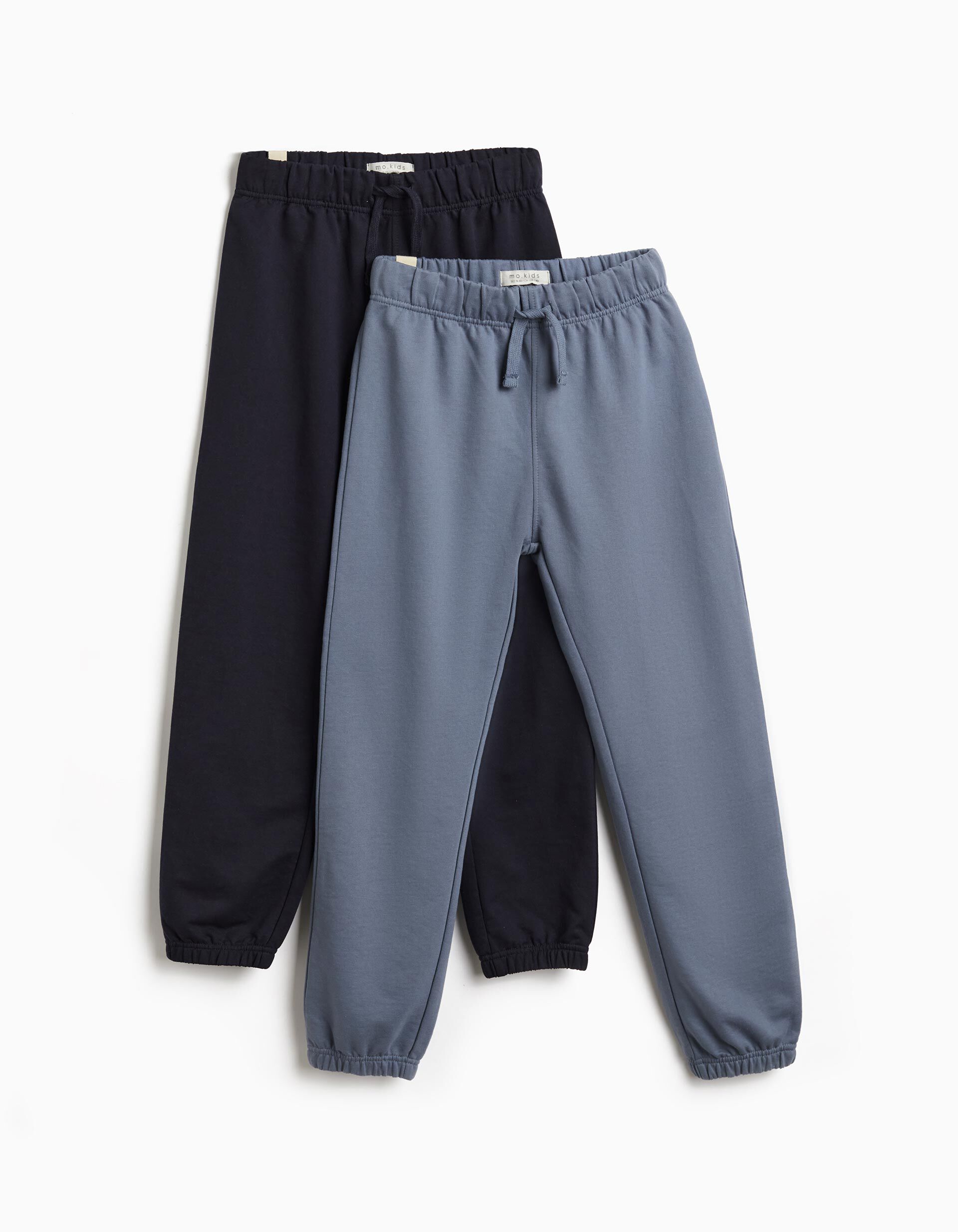 Comprar Online Pack 2 Joggers de Felpa, Menino, Azul Escuro