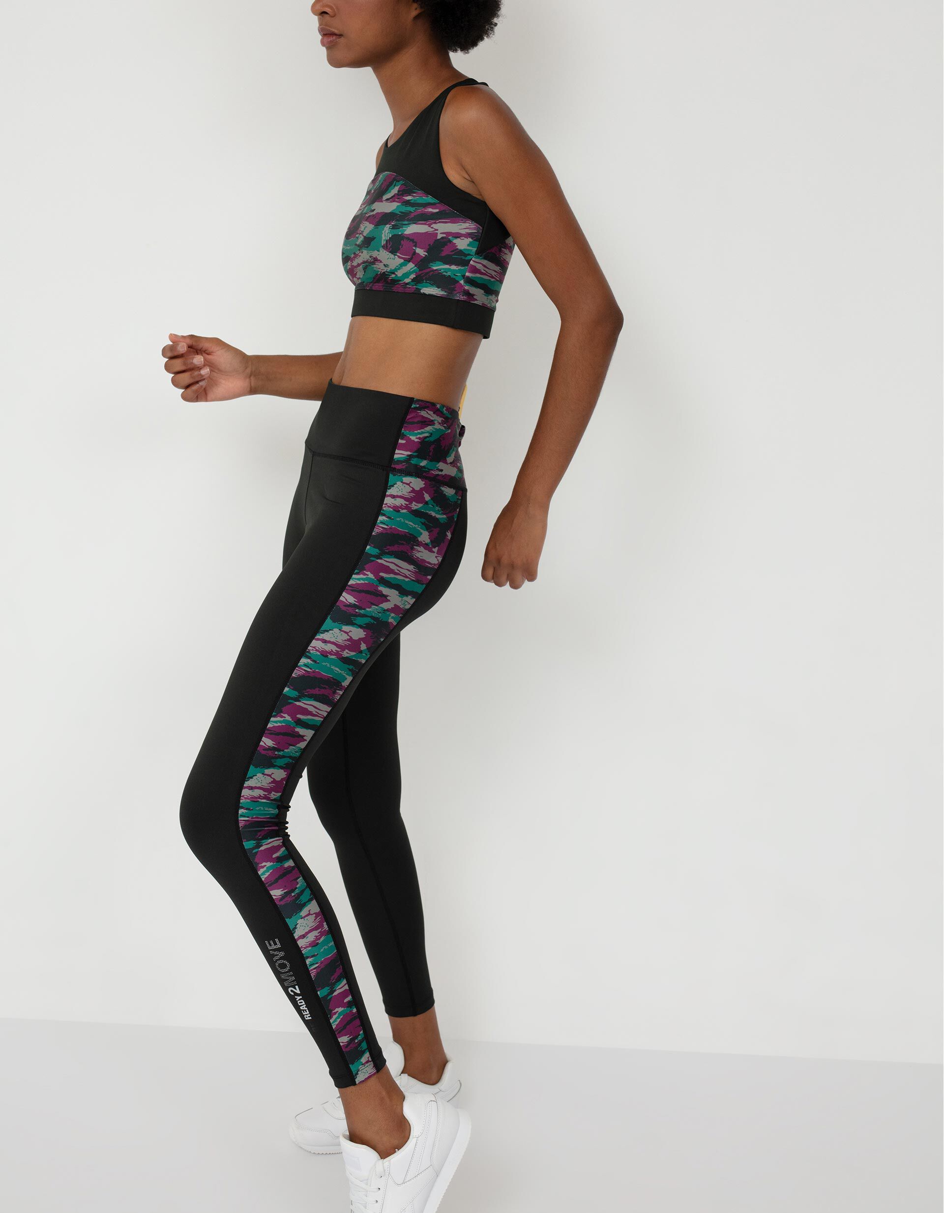 Leggins Desportivas, Mulher, Preto | MO Online