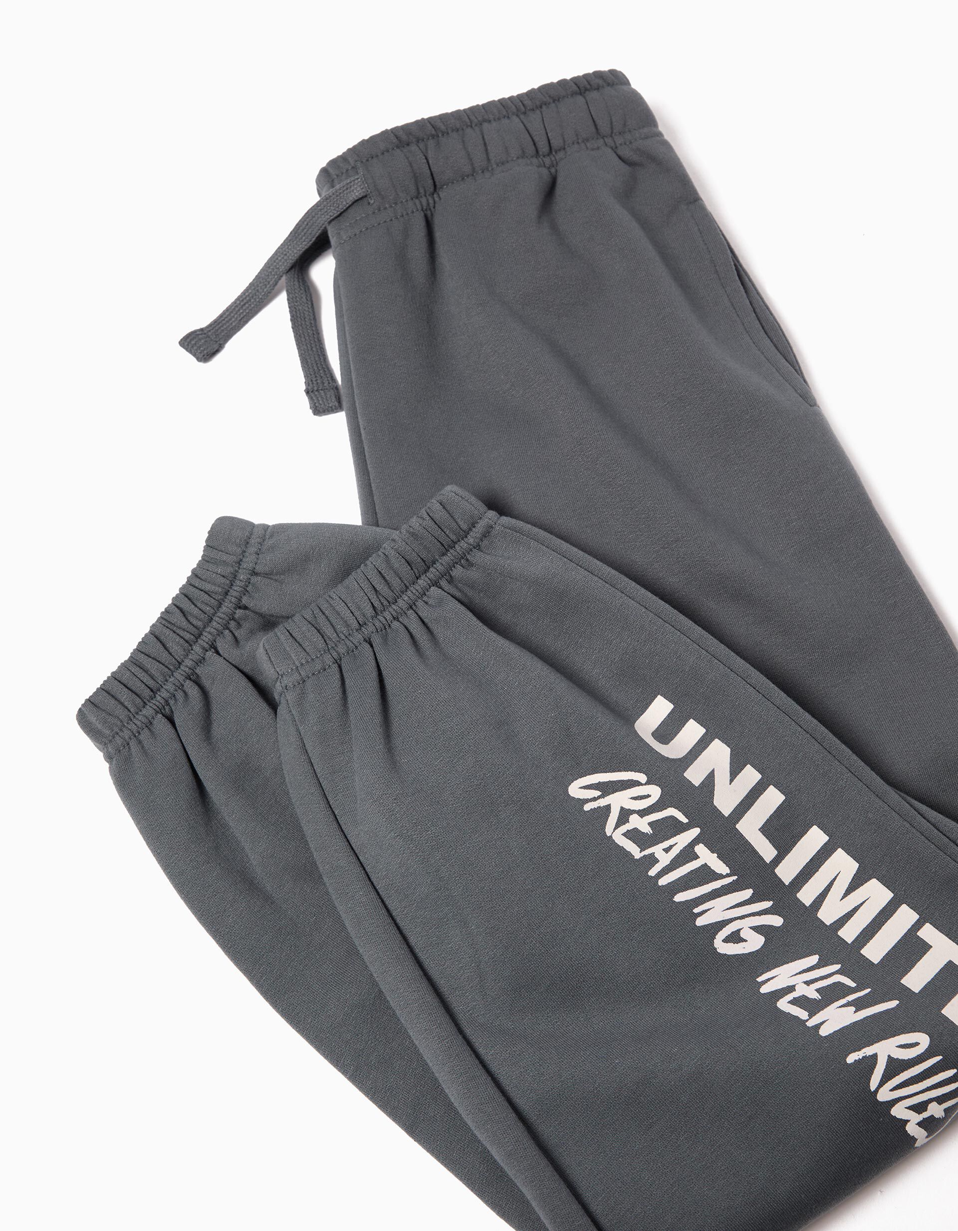 Comprar Online Cal&ccedil;as Jogging de Felpa, Menino, Azul