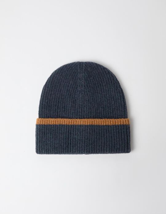 Comprar Online Gorro De Malha, Homem, Azul Escuro