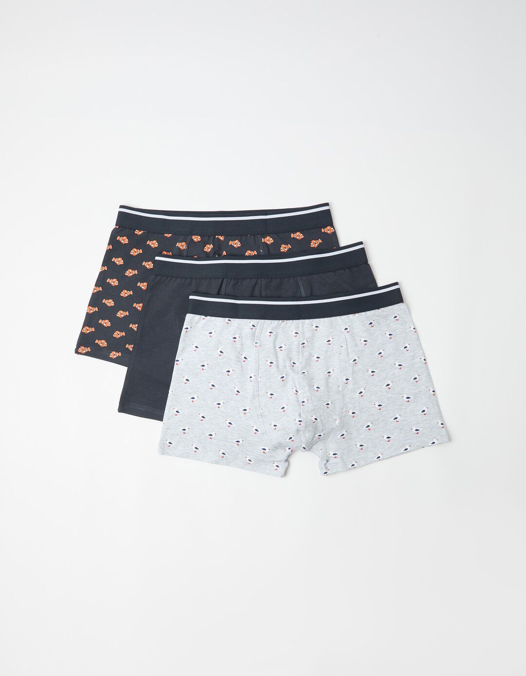 Pack 3 Boxers, Homem, Azul Escuro