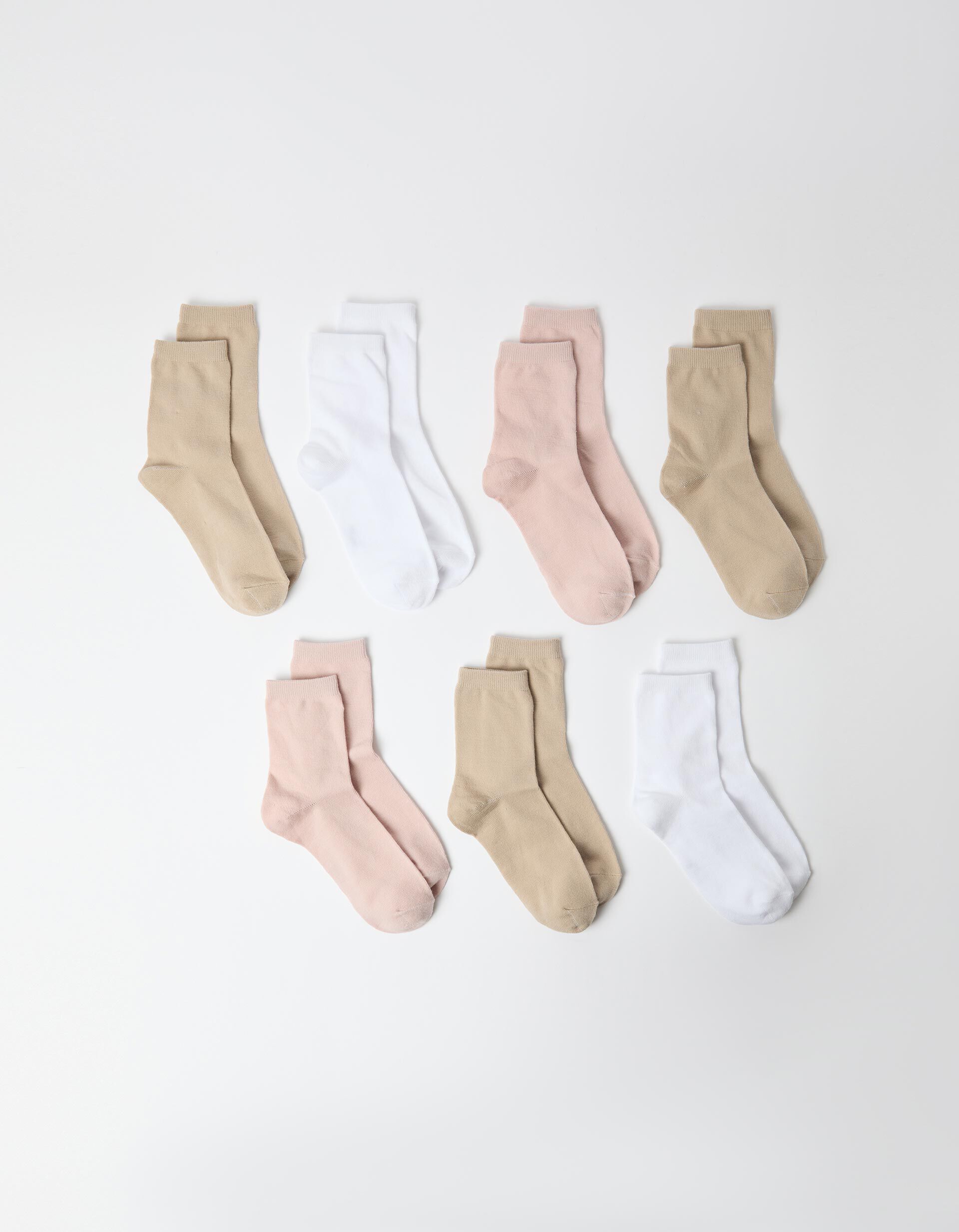 Comprar Online Pack 7 Pares de Meias, Mulher, Multicor