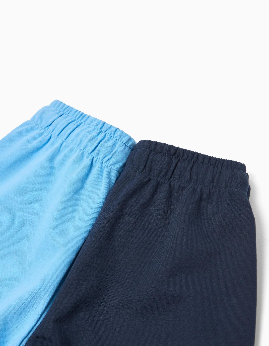 Pack 2 Cal&ccedil;&otilde;es de Felpa, Menino, Azul Escuro