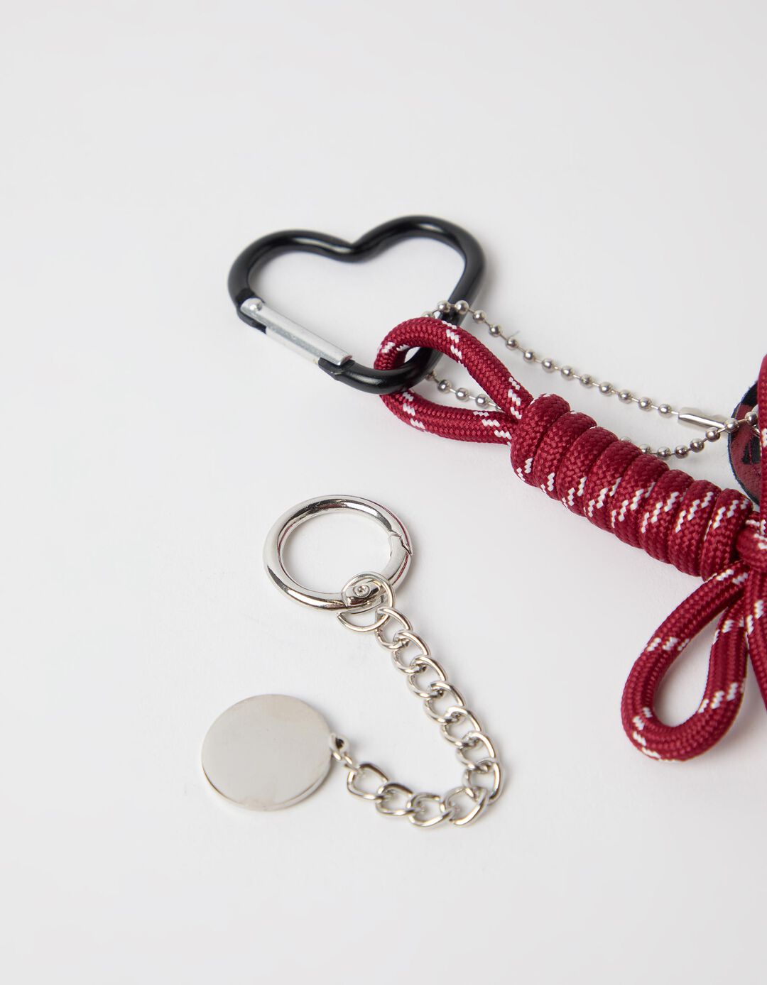 Porta-Chaves Charm Cora&ccedil;&atilde;o, Vermelho