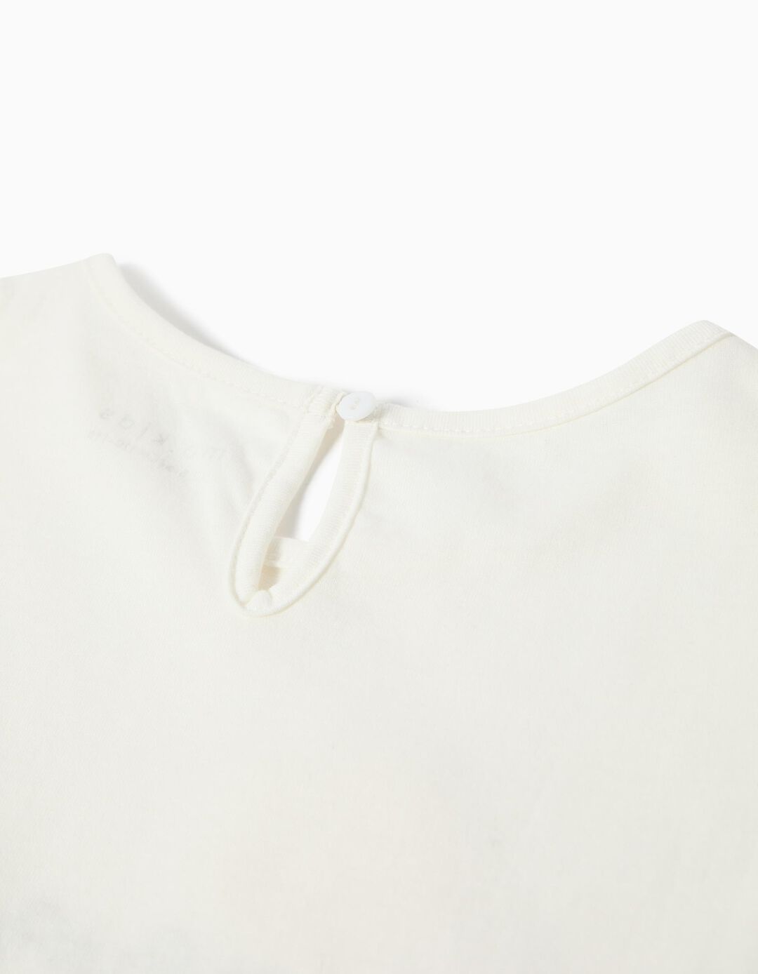 T-shirt sem Mangas, Menina, Cru