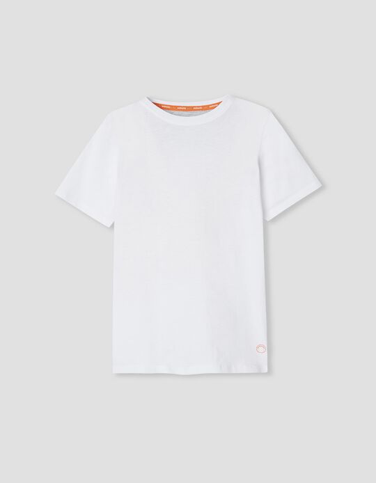T-shirt, Menino, Branco