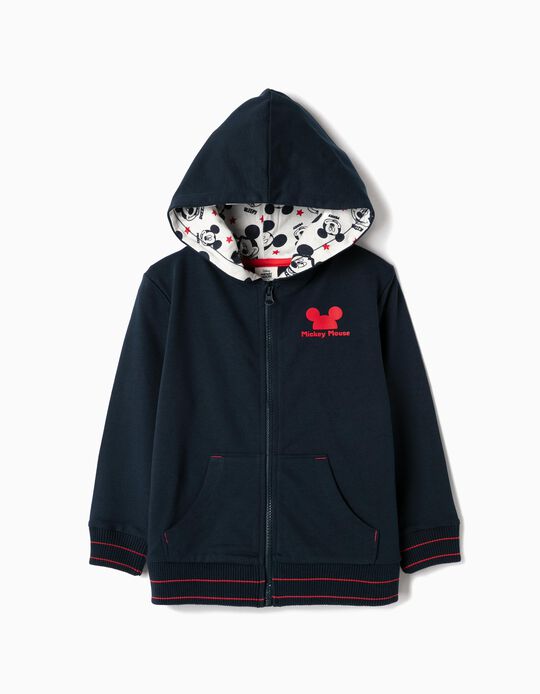 Hooded Jacket for Boys 'Mickey', Dark Blue