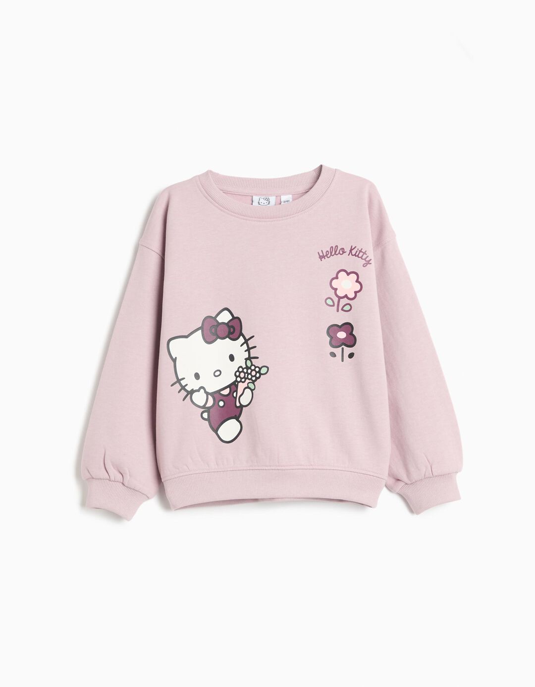 Sweatshirt 'Hello Kitty', Menina, Rosa Claro