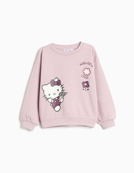 Comprar Online Sweatshirt 'Hello Kitty', Menina, Rosa Claro