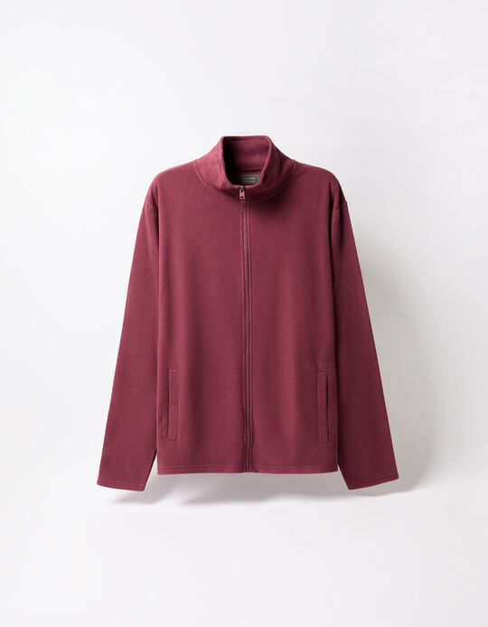 Comprar Online Casaco Polar, Homem, Vermelho Escuro 