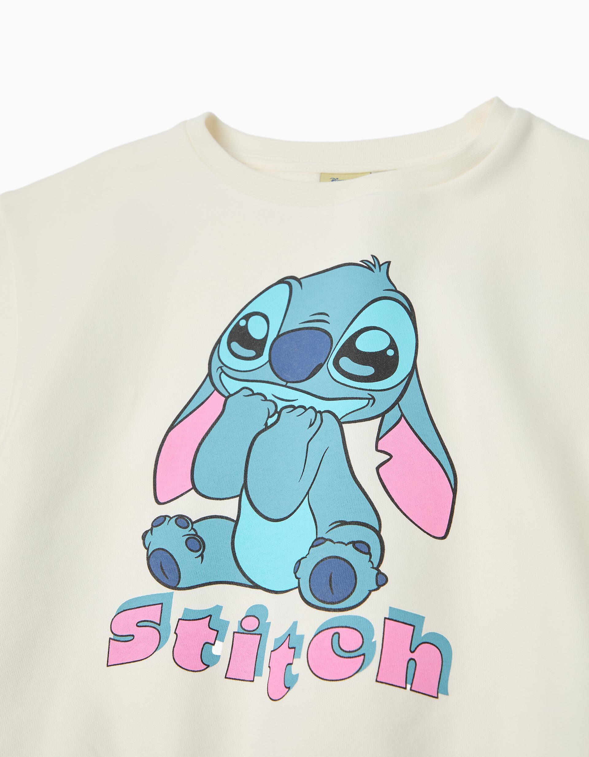 Comprar Online Sweatshirt de Felpa 'Stitch', Menina, Branco